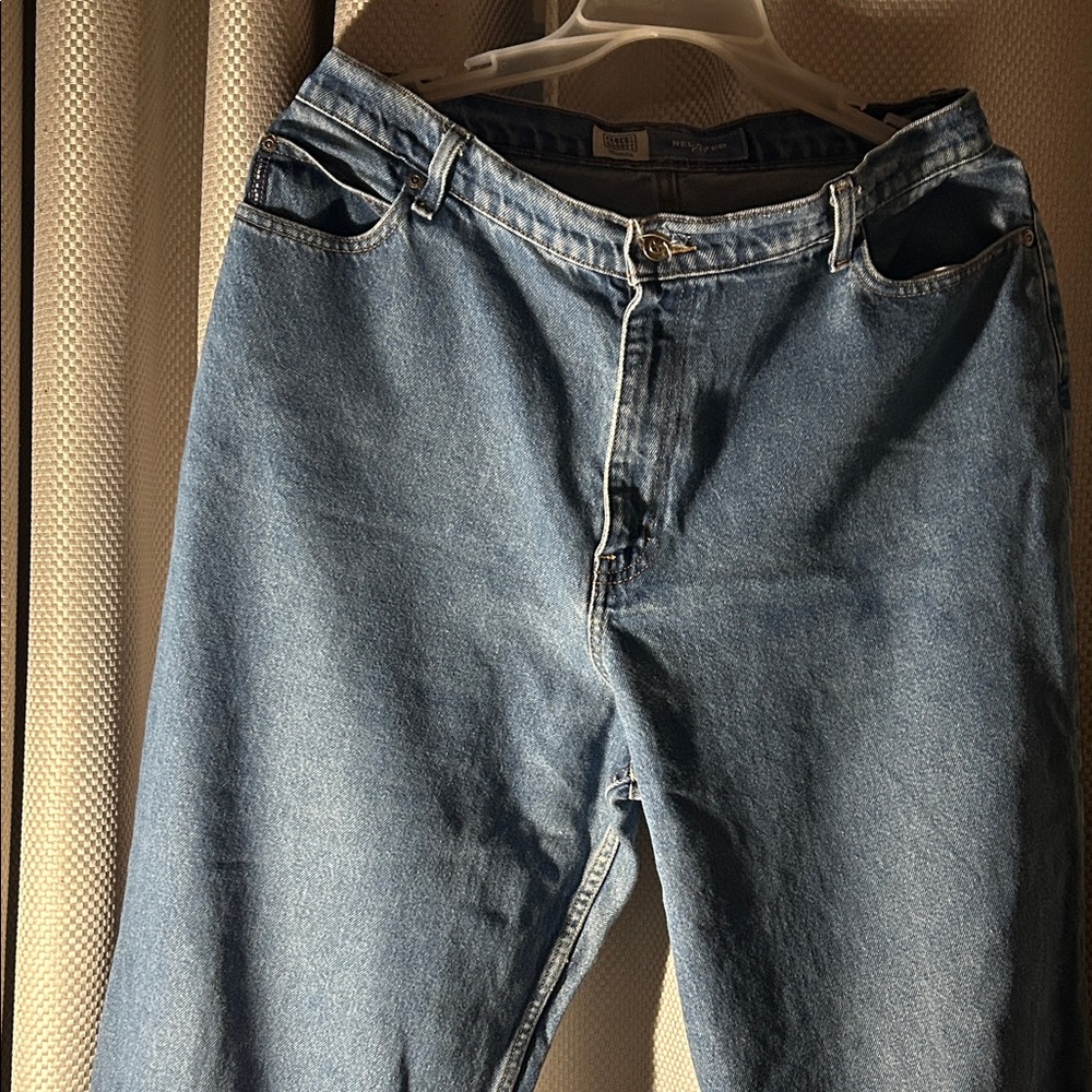 Faded Glory Relaxed Fit Medium Blue Women’s Jeans 16w tall